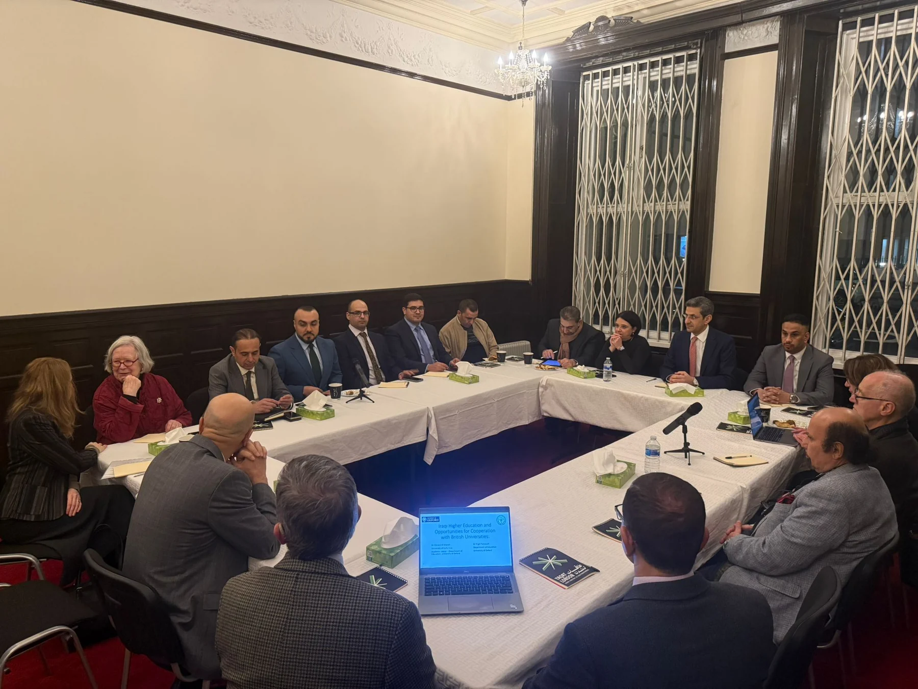 An Iraq–UK energy and climate roundtable.