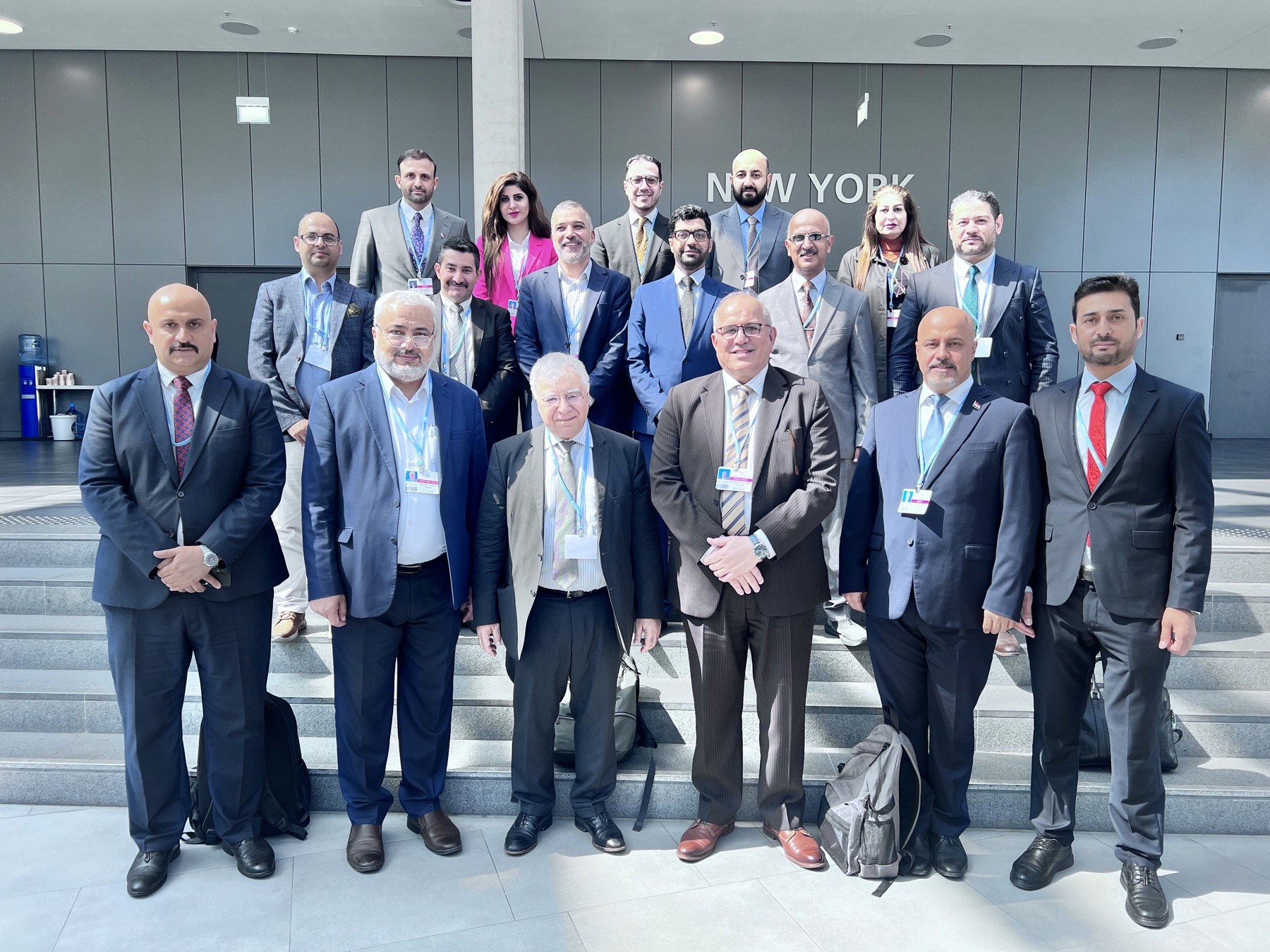 The Iraqi delegation at the Bonn climate sessions.